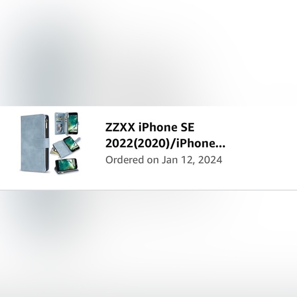 iPhone SE2020 Wallet case with wrist strap - Picture 5 of 5